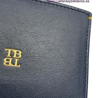 PORTEFEUILLE EN CUIR POUR HOMME TITTO BLUNI AVEC PORTE-MONAIES ET PORTE-CARTES 