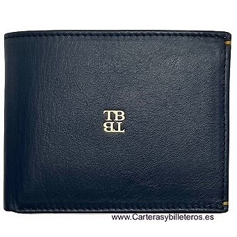 PORTEFEUILLE EN CUIR POUR HOMME TITTO BLUNI AVEC PORTE-MONAIES ET PORTE-CARTES 