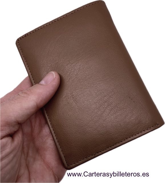 PORTEFEUILLE HOMME AVEC WALLET EXTRAFINO EN CUIR DE QUALITÉ 