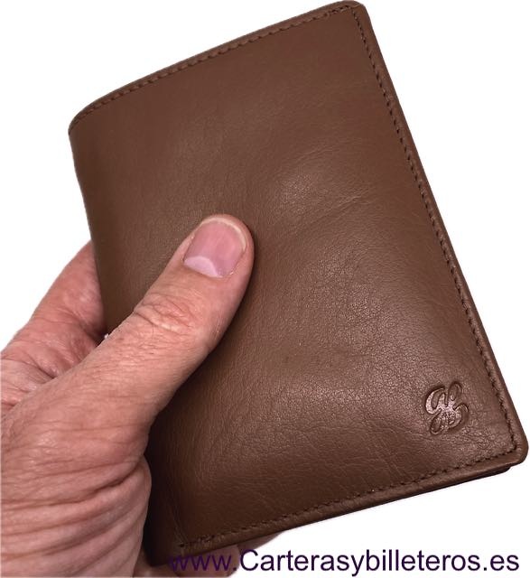 PORTEFEUILLE HOMME AVEC WALLET EXTRAFINO EN CUIR DE QUALITÉ 