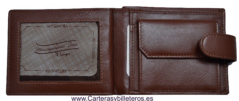 PORTEFEUILLE HOMME AVEC WALLET EXTRAFINO EN CUIR DE QUALITÉ 