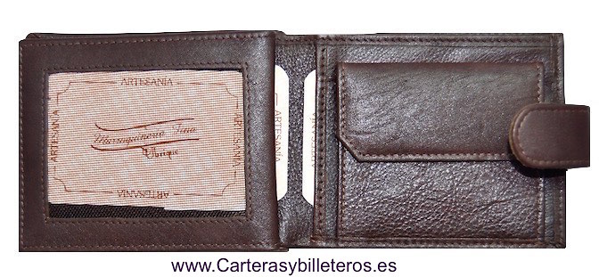 PORTEFEUILLE HOMME AVEC WALLET EXTRAFINO EN CUIR DE QUALITÉ 