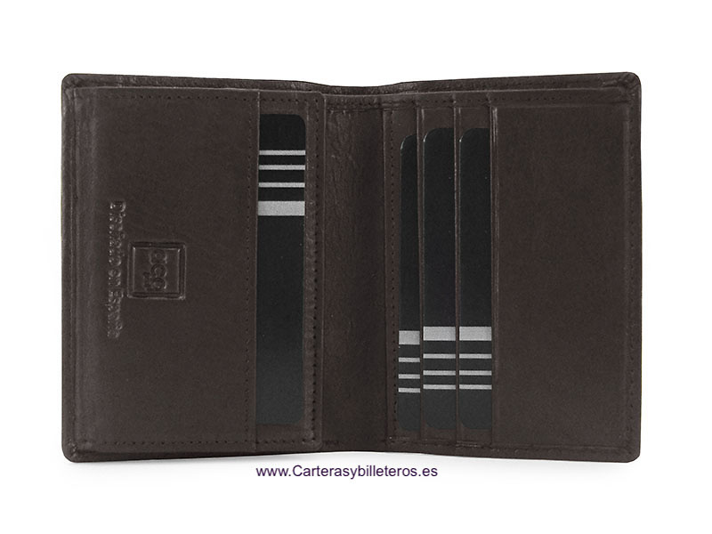 PORTEFEUILLE HOMME EN CUIR NAPALUX POUR 10 CARTES 