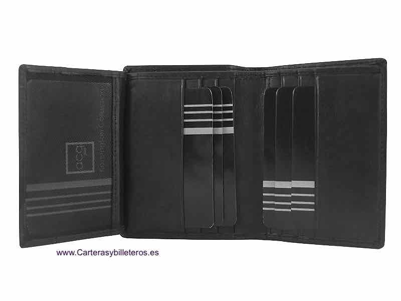 PORTEFEUILLE HOMME EN CUIR NAPALUX POUR 10 CARTES 