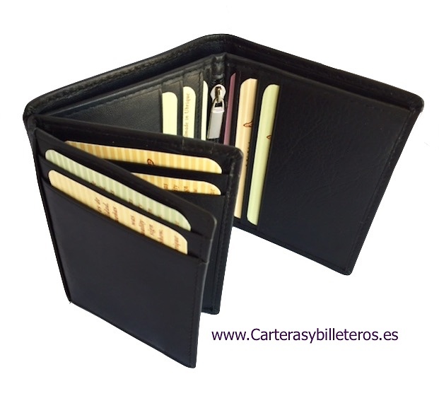 PORTEFEUILLE HOMME ET PORTE-CARTES POUR 14 CARTES 