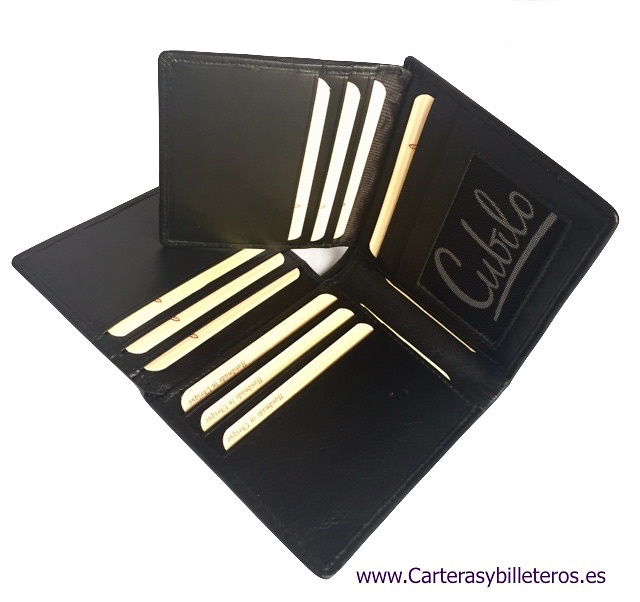 PORTEFEUILLE HOMME ET PORTE-CARTES POUR 19 CARTES 