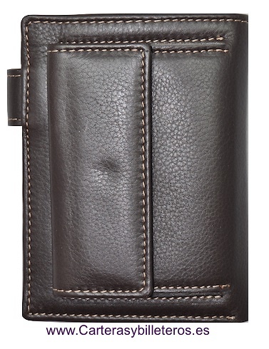 PORTEFEUILLE HOMME TITTO BLUNI CUIR DE LUXE AVEC DE MONNAIE 10 CARTES 