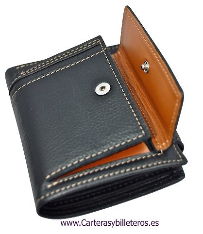 PORTEFEUILLE HOMME TITTO BLUNI CUIR DE LUXE AVEC DE MONNAIE 10 CARTES 