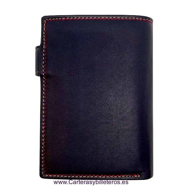 PORTEFEUILLE HOMME TITTO BLUNI CUIR DE LUXE AVEC FERMETURE EXTÉRIEUR ÉDITION SPÉCIALE 