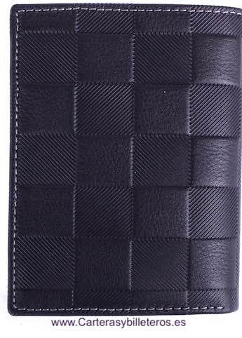 PORTEFEUILLE HOMME TITTO BLUNI CUIR DE LUXE AVEC PORTE-MONNAIE EXCLUSIF 