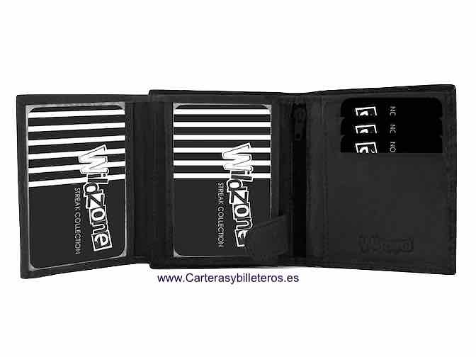 PORTEFEUILLE PORTECARTES POUR HOMME EN CUIR POUR 13CARTES 