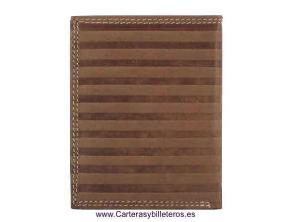 PORTEFEUILLE PORTECARTES POUR HOMME EN CUIR POUR 13CARTES 