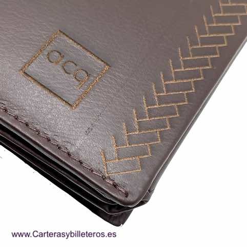 PORTEFEUILLE PORTECARTES POUR HOMME EN CUIR POUR 13CARTES 