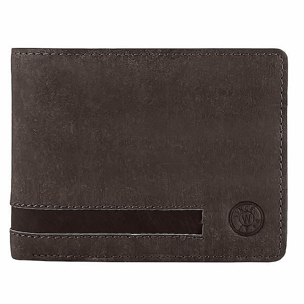 PORTEFEUILLE POUR HOMMES PORTEFEUILLE EN CUIR CIRÉ POUR 10 CARTES WILDZONE 