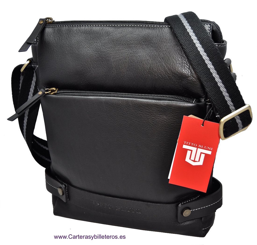 SAC À MAIN EN CUIR DE LUXE UBRIQUE MARQUE TITTO BLUNI GRANDE 