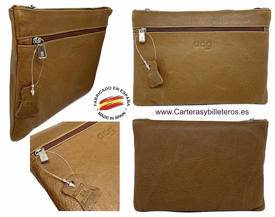 SAC PORTFOLIO EN CUIR UBRIQUE 3 COULEURS 