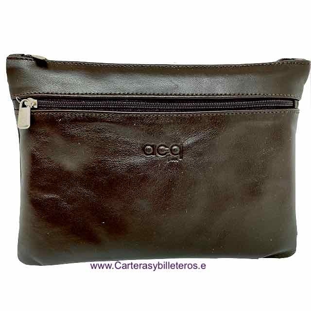 SAC PORTFOLIO EN CUIR UBRIQUE 3 COULEURS 