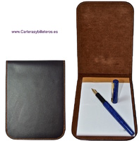 CUIR NOTEPAD FABRIQUÉ EN UBRIQUE