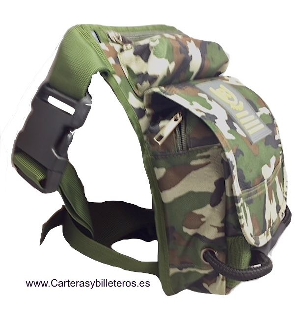 BORSA DA PORTARE NELLA VITA SUPPORTATA NELLA GAMBA IN CAMOUFLAGE 