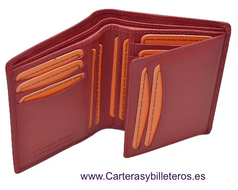 PELLE BUSINESS CARD HOLDER PORTAFOGLIO NAPA ALTA GAM LUX 