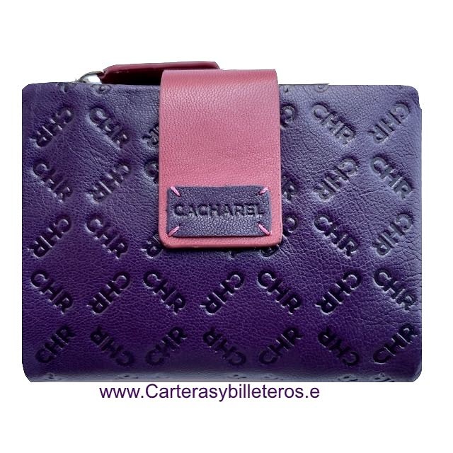 PORTA CARTE DA DONNA CACHAREL CON PORTA CARTE ESTRAIBILE 10 CARTE - 2 PIECES - 