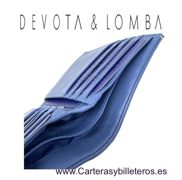 PORTAFOGLIO DA DONNA DEVOTA & LOMBA CON PORTAMONETE CON CERNIERA 