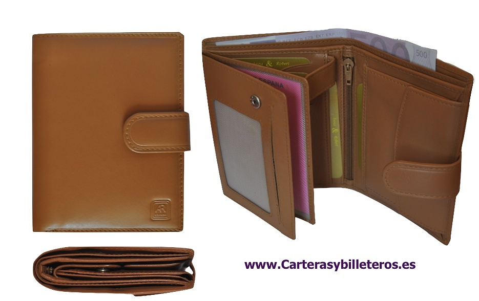 PORTFOLIO WALLET DI PELLE DI LUSSO DI ALTA GAMMA 