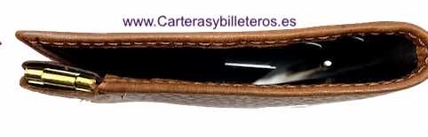 TITTO BLUNI WALLET WITH CLIP FOR BANKNOTES CON PORTAMONETES PELLE 