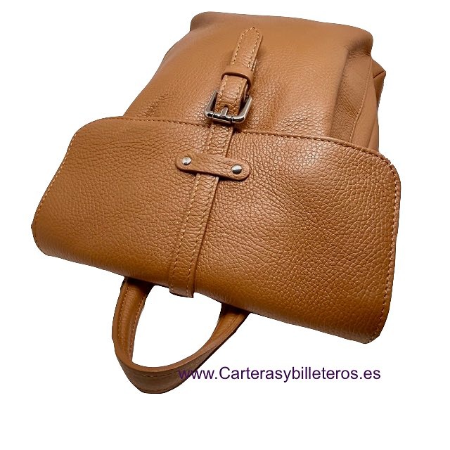 ZAINO DA DONNA IN PELLE MADE IN ITALY CON TASCHE 