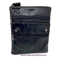 BORSA IN SIMIL PELLE CON TRE TASCHE