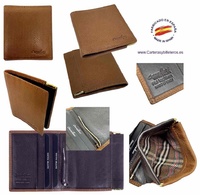 TITTO BLUNI WALLET WITH CLIP FOR BANKNOTES CON PORTAMONETES PELLE